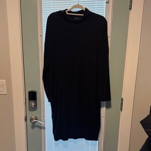 Black Midi Dress - Miik - Canadian Made Brand